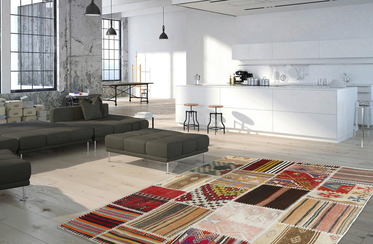 Obsession Teppich My Spirit mehrfarbig B/L: ca. 120x170 cm My Spirit - mehrfarbig (120,00/170,00cm) - Obsession