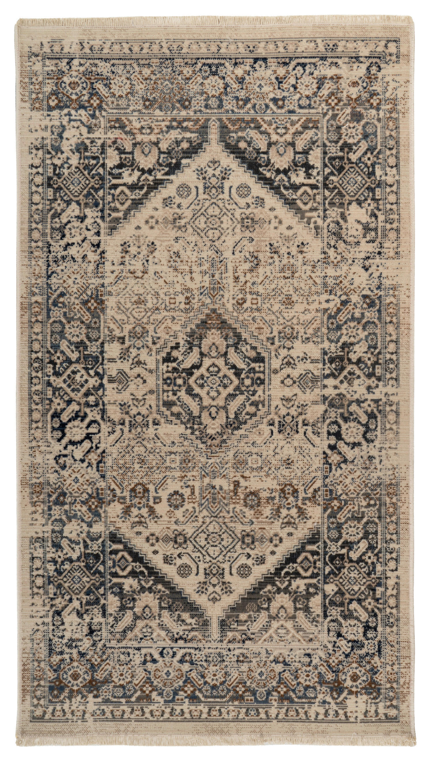 360Living Teppich Charu blau B/L: ca. 120x170 cm Charu - blau (120,00/170,00cm) - 360Living