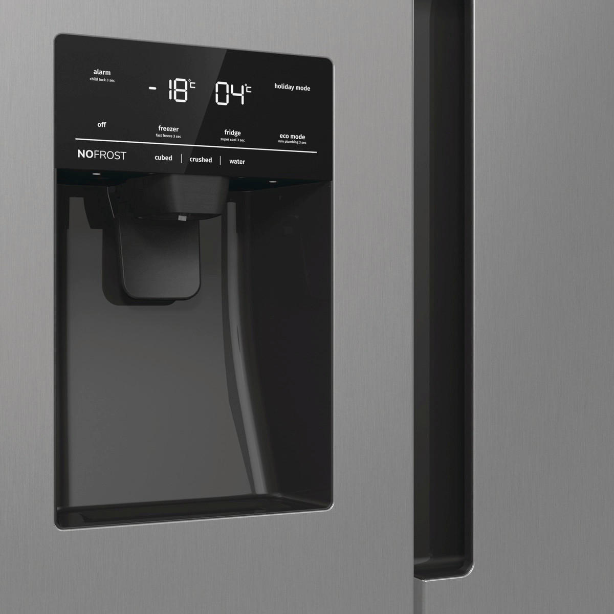 Gorenje Side by Side NRR9ESXL Edelstahloptik B/H/T: ca. 92x179x70 cm Side-by-Side NRR9ESXL - Edelstahloptik (92,00/179,00/70,00cm) - Gorenje