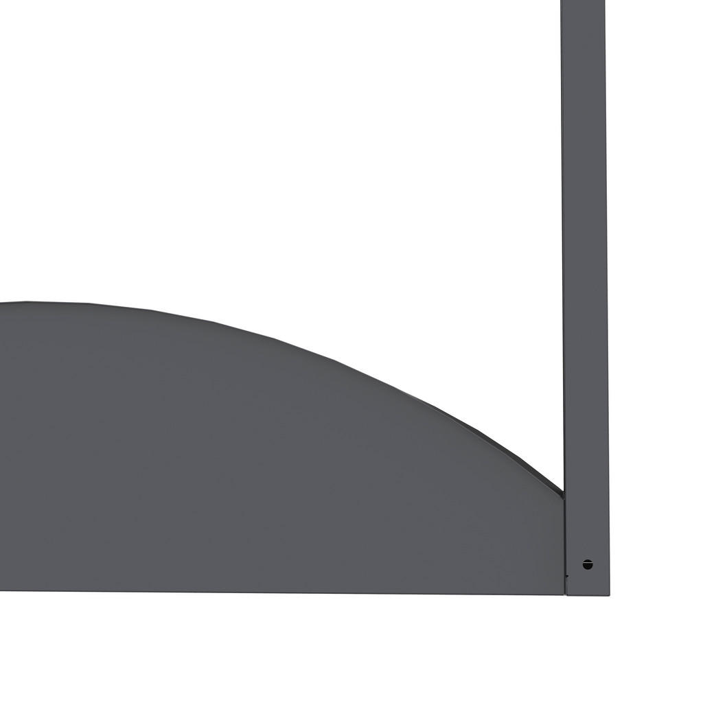 Thumbnail - Westmann Kaminholzregal Castra anthrazit B/H/L: ca. 98x160x52 cm