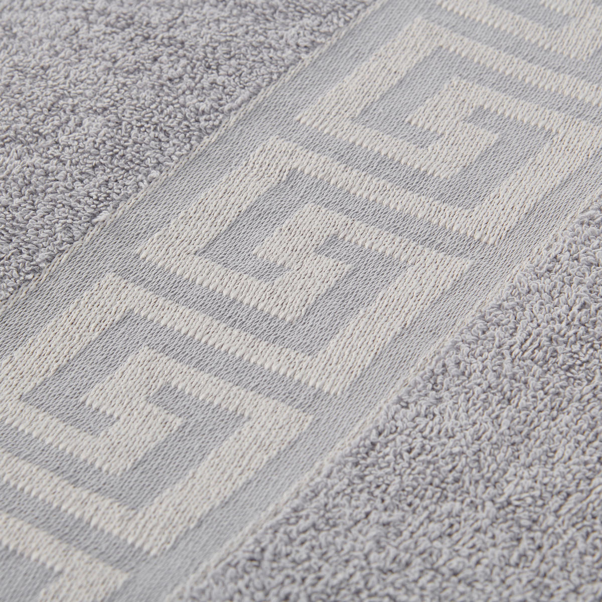 POCOline Duschtuch Mäander Mäander - silber (80,00/160,00cm) - POCOline