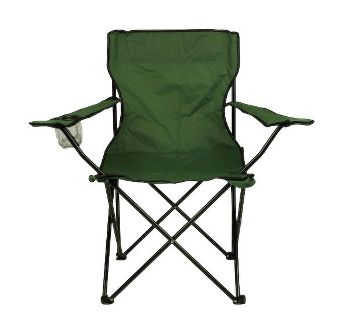 VCM Campingstuhl grün Stahlrohr B/H/L: ca. 50x85x85 cm Campingstuhl_Faltstuhl - grün (85,00/50,00/85,00cm) - VCM