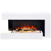 BHP Elektrischer-Kamin BG00678 weiß MDF Metall B/H/T: ca. 120x64x27 cm Lausanne - weiß (120,00/64,00/27,00cm) - BHP
