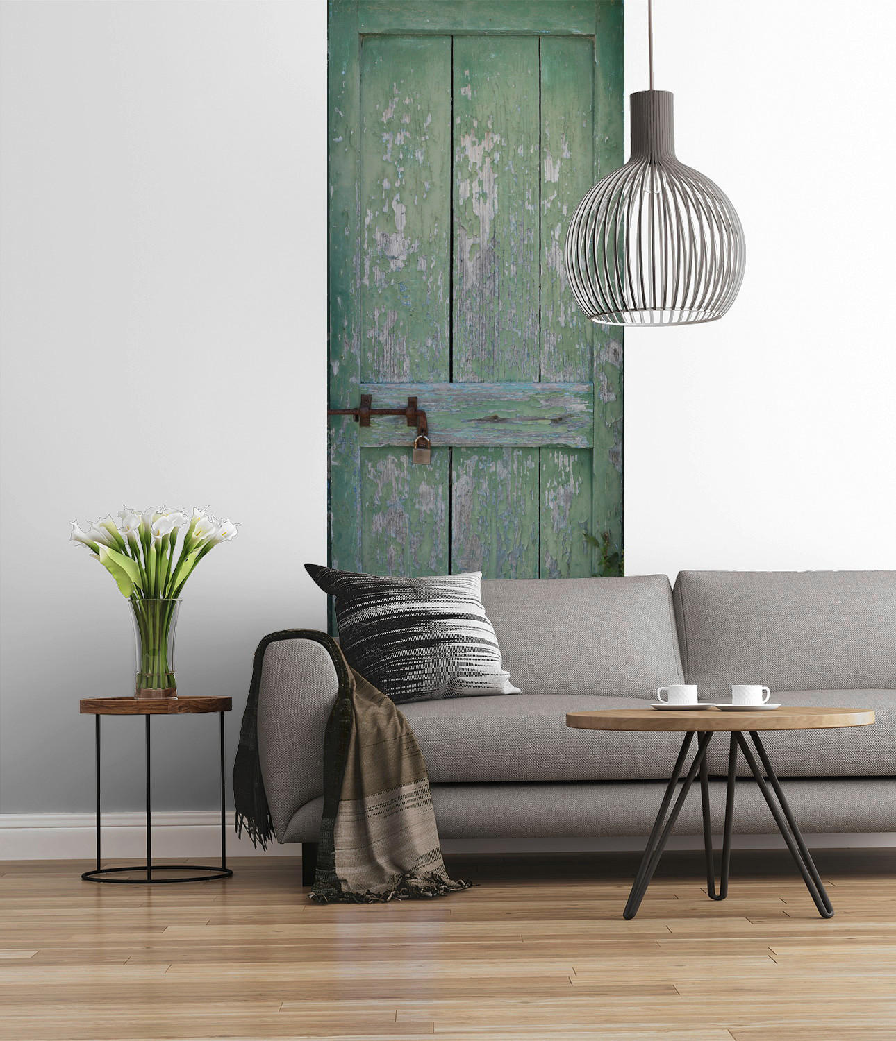 Komar Fototapete Gartentür B/L: ca. 100x280 cm Gartentür - (100,00/280,00cm) - Komar