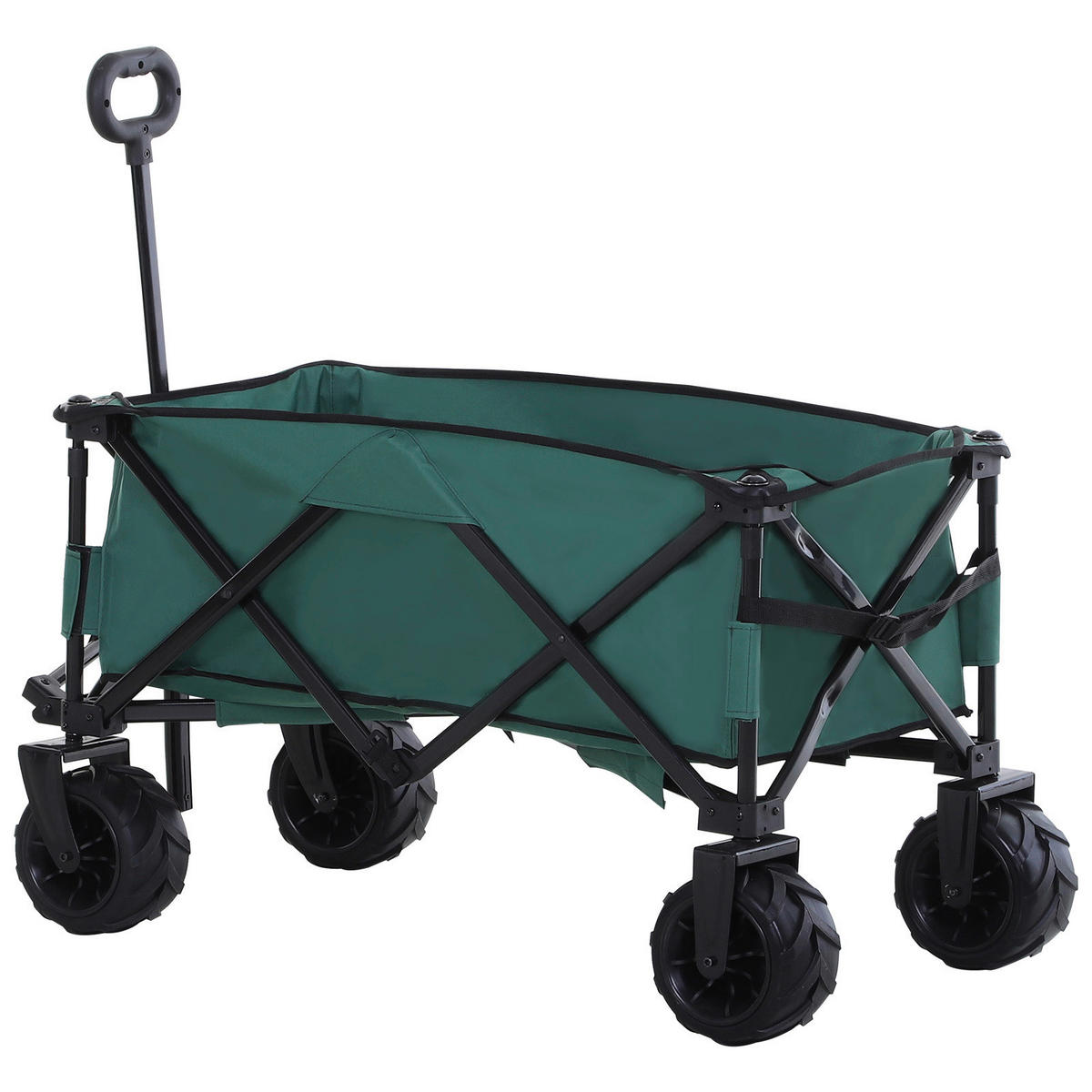 Outsunny Gerätewagen grün B/H/L: ca. 55x91x108 cm Bollerwagen - grün (108,00/55,00/91,00cm) - Outsunny
