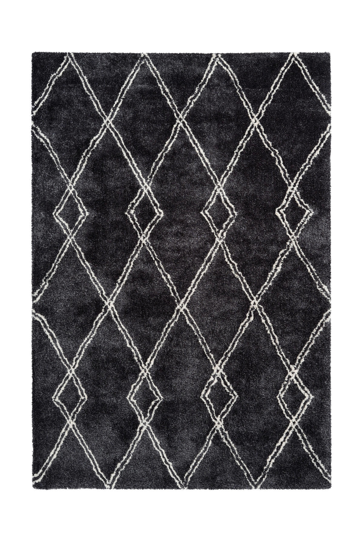 360Living Teppich anthrazit B/L: ca. 80x150 cm Teppich_Orlando 100 80 x 150cm - anthrazit (80,00/150,00cm) - 360Living