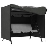 Outsunny Abdeckplane dunkelgrau Polyester B/H/L: ca. 114x152x177 cm Abdeckung für Schaukel - dunkelgrau (177,00/114,00/152,00cm) - Outsunny