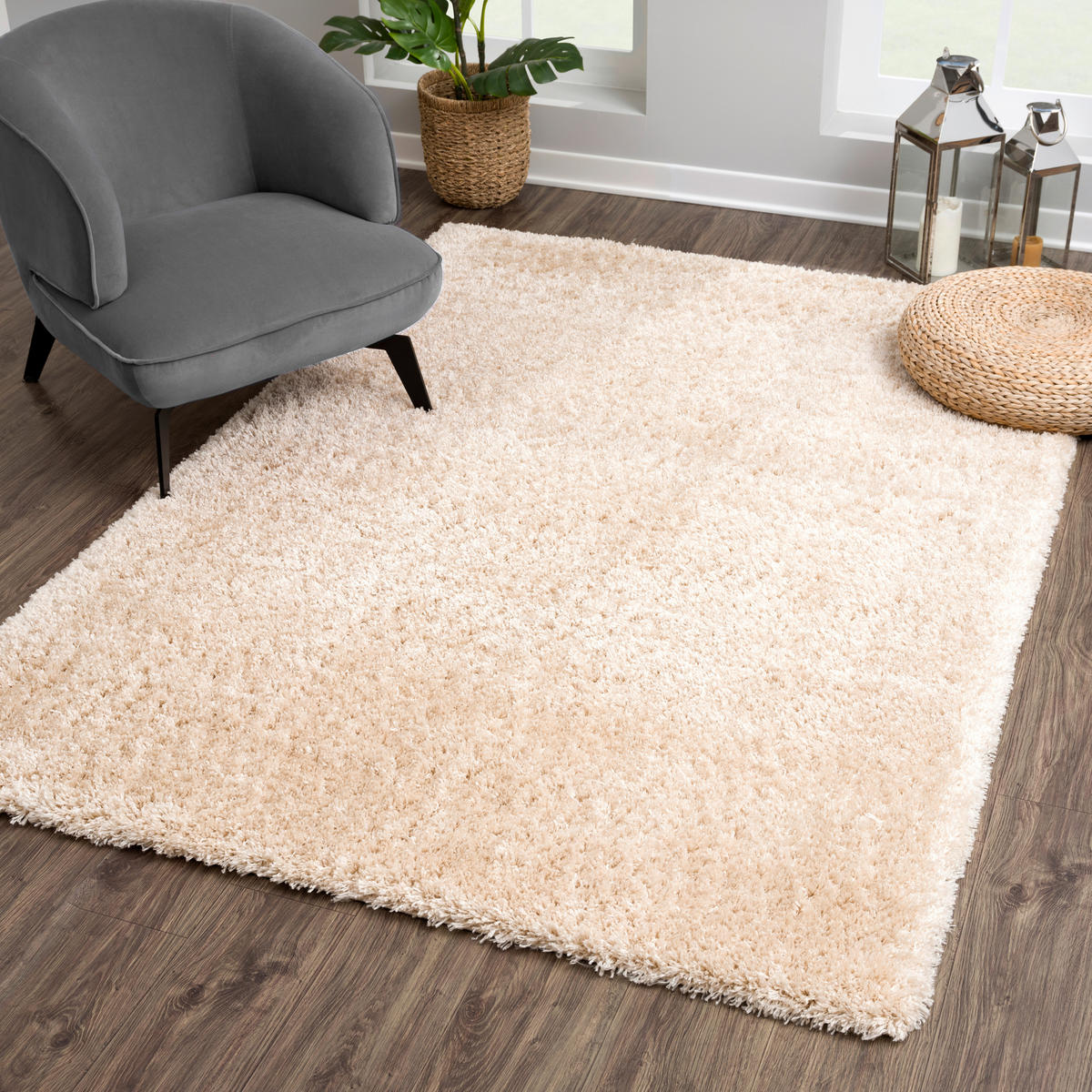 Sanat Teppich Porto beige B/L: ca. 140x200 cm Porto - beige (140,00/200,00cm) - Sanat