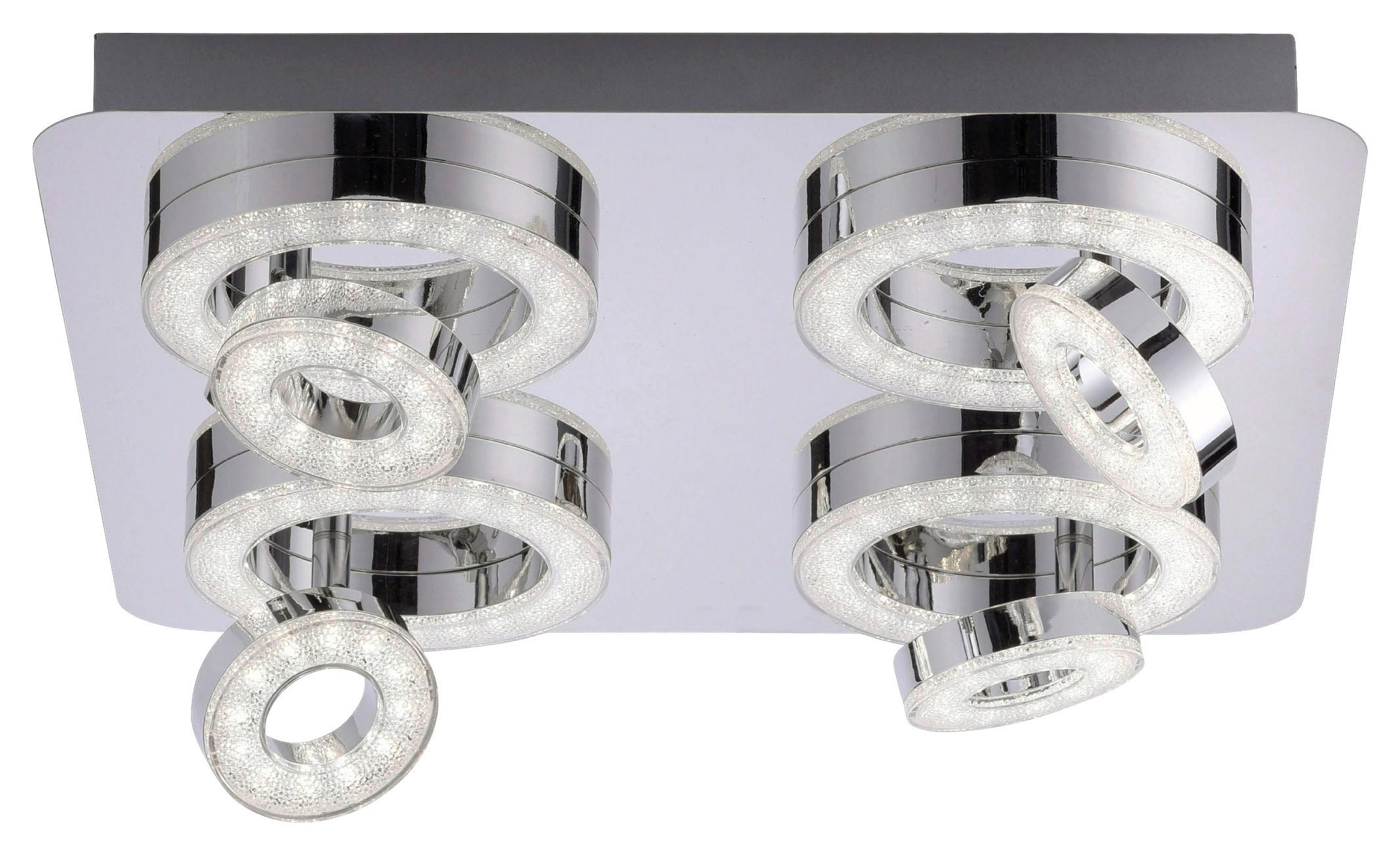 Just Light Smarte Deckenleuchte 14662-17 LED-Deckenleuchte_Tim - (40,00/15,00cm) - Just Light