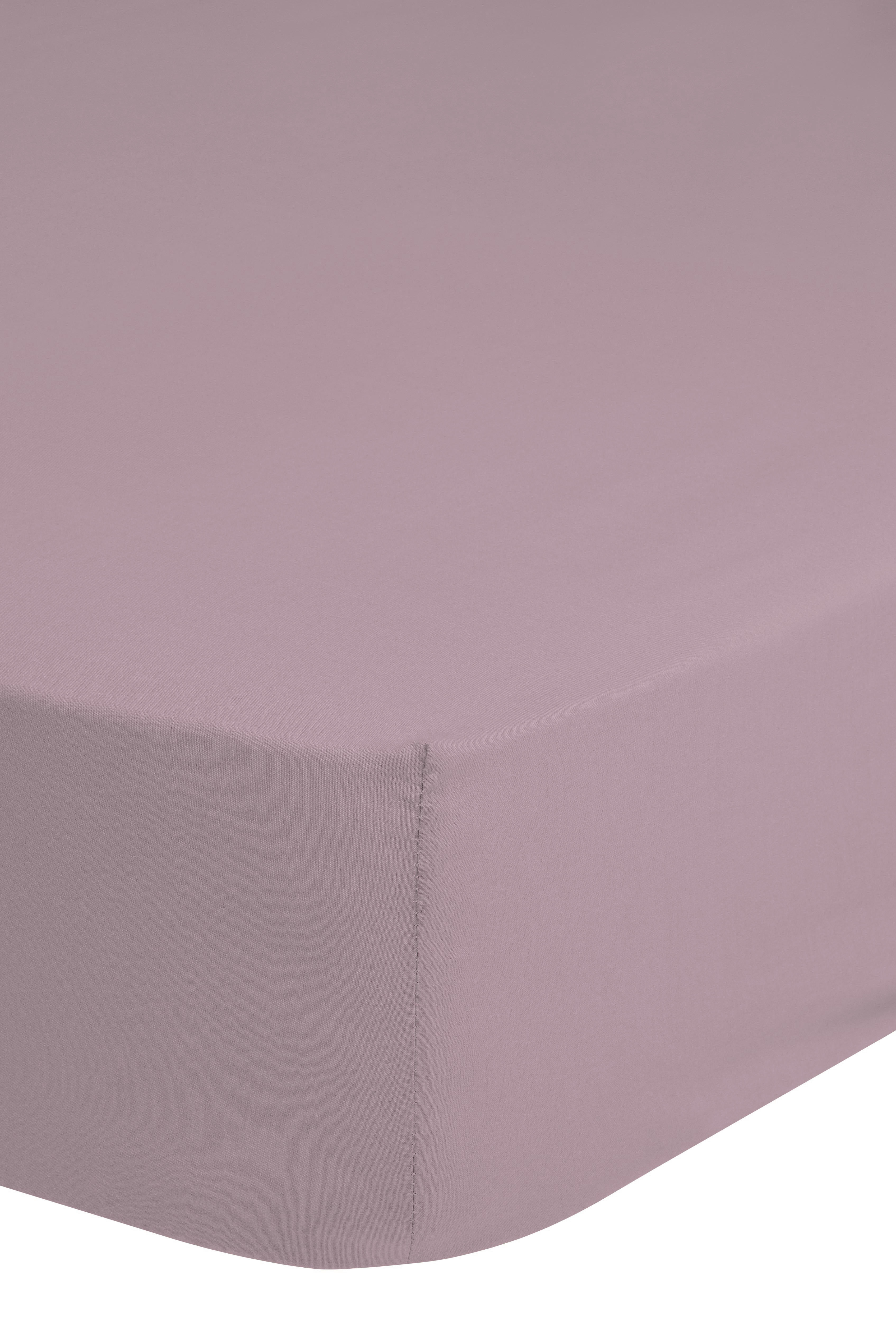 Baumwoll Spannbetttuch Spannbetttuch-Baumwolle 90x220cm - rosa (90,00/220,00cm) - Good Morning
