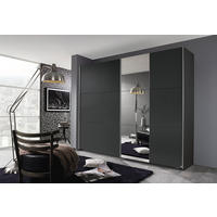 Schwebetürenschrank Kronach grau B/H/T: ca. 261x210x59 cm Kronach - grau (261,00/210,00/59,00cm)