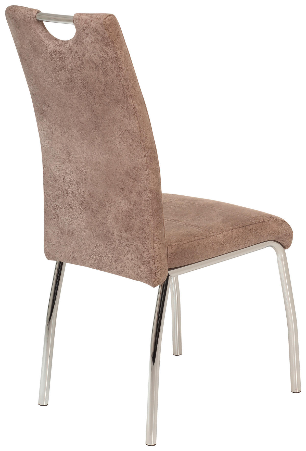 Stuhl Susi 4er Set beige Vintage Microfaser B/H/T: ca. 44x98x61 cm Susi 4er Set - beige (44,00/98,00/61,00cm) - Hela