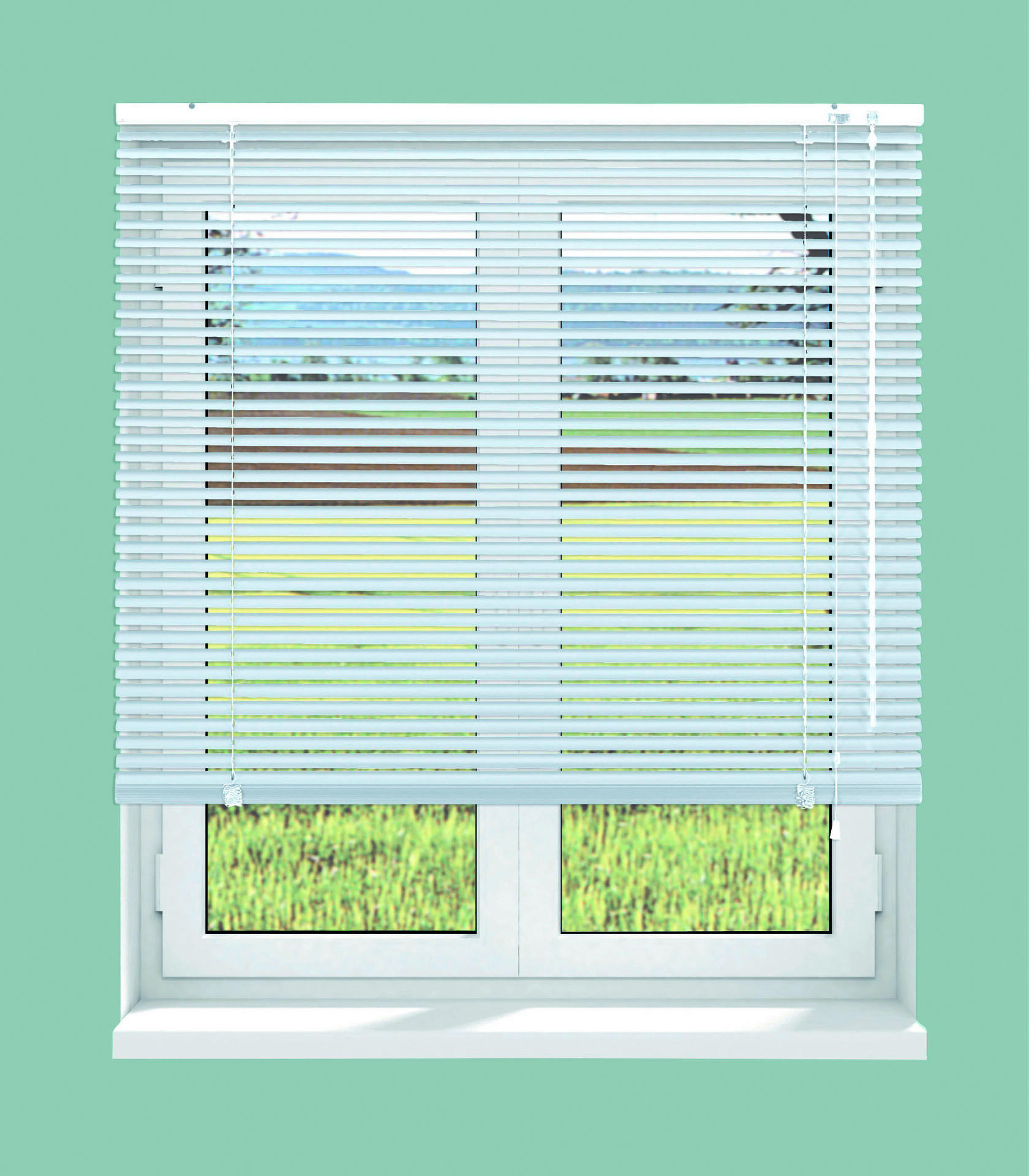 Boviva Alu-Jalousie weiß B/L: ca. 80x175 cm Jalousie_Alu - weiß (80,00/175,00cm) - Boviva