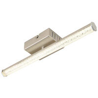 GLOBO LED-Deckenleuchte KIRINA 67346-6 nickel Chrom Kunststoff B/H/L: ca. 7x5,6x34,2 cm 1 Brennstellen KIRINA - nickel (34,20/7,00/5,60cm) - GLOBO