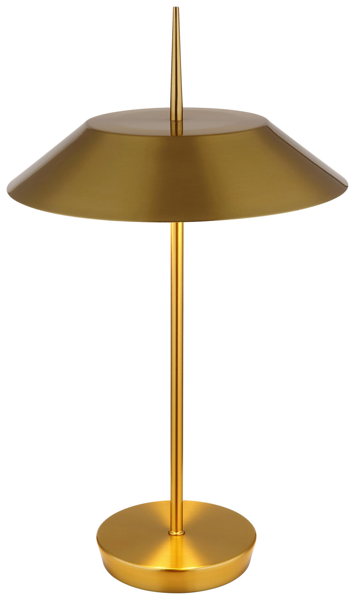 GLOBO Tischleuchte BRENLOR 21032M champagner messing Metall Textil H/D: ca. 52x30 cm E27 2 Brennstellen BRENLOR - messing/champagner (30,00/52,00cm) - GLOBO