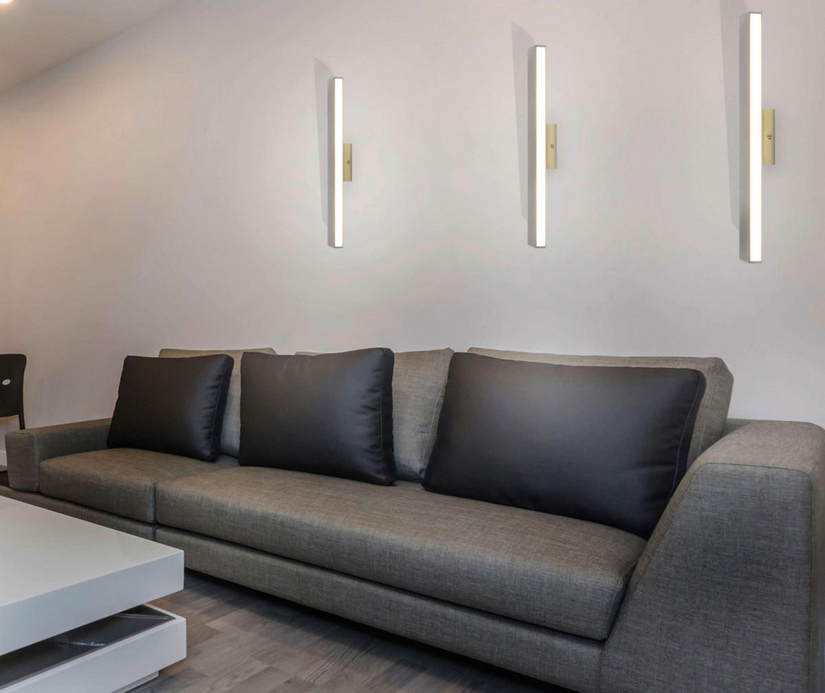 Näve Leuchten LED-Leuchten 1259242 Chrom Metall Kunststoff B/H/T: ca. 7x5,5x60 cm 1 Brennstellen Dubai - Chrom (7,00/5,50/60,00cm) - Näve Leuchten