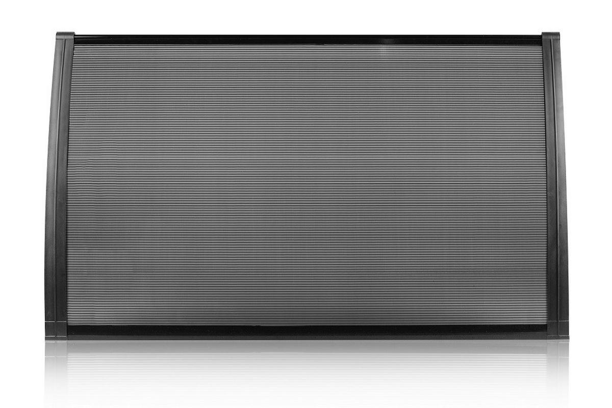 BURTAS VORDACH Vordach schwarz B/H/L: ca. 120x23x70 cm Vordach_GRDN0032 - schwarz (70,00/120,00/23,00cm) - BURTAS VORDACH
