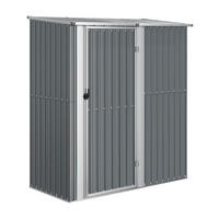 VidaXL Geräteschuppen Geräteschuppen - grau (180,50/209,50cm) - VidaXL