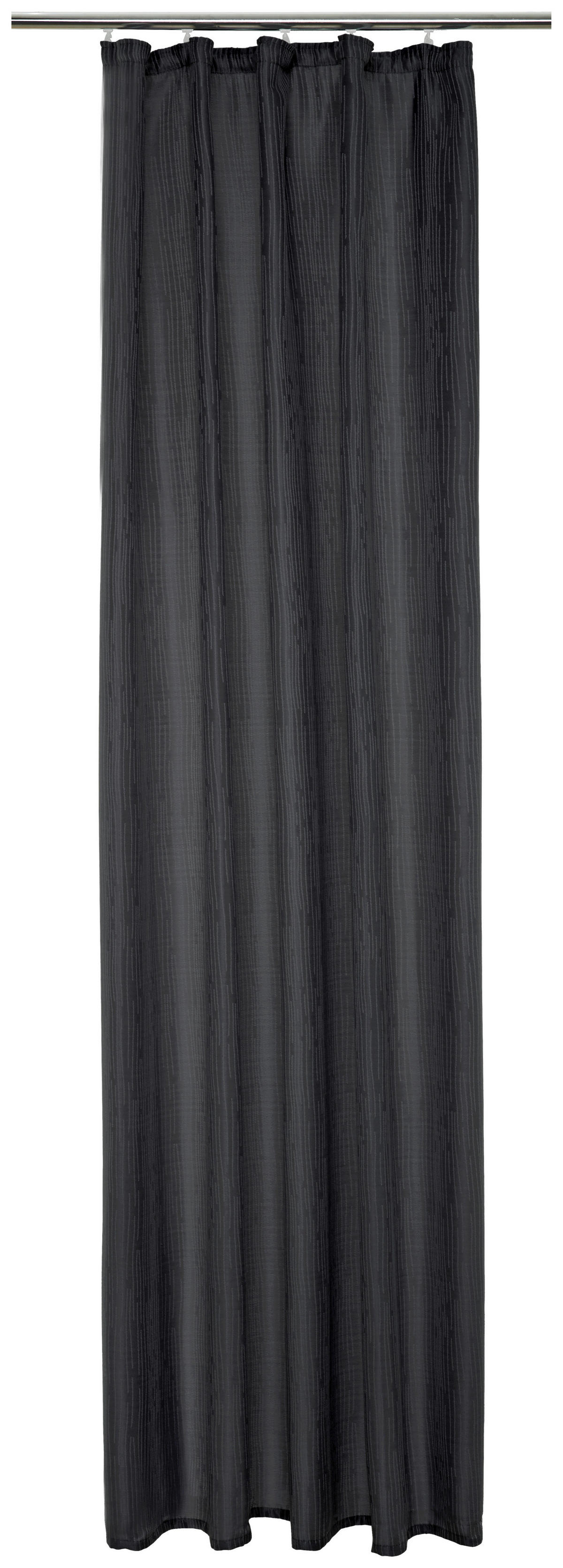 Dekovorhang Tessin schwarz B/L: ca. 140x175 cm Tessin - schwarz (140,00/175,00cm) - silver edition