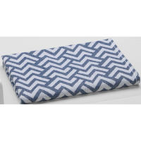 Geschirrtuch Geschirrtuch 50x70cm ZickZack - blau (50,00/70,00cm)