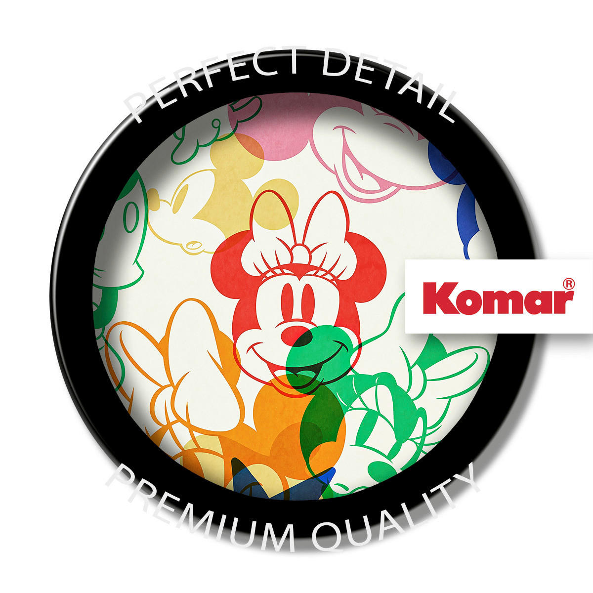Komar Fototapete Mickey and Minnie Mixture B/L: ca. 400x250 cm Mickey and Minnie Mixture - (400,00/250,00cm) - Komar