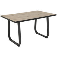 Esstisch Luise schwarz B/H/T: ca. 140x76x90 cm Luise - schwarz (140,00/76,00/90,00cm) - Hela