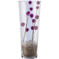 Vase klar Glas B/H/L: ca. 16x40x16 cm Vase_konisch - klar (16,00/16,00/40,00cm)