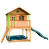 AXI Spielhaus Marc braun B/H/L: ca. 432x293x212 cm Marc - braun/grün (212,00/432,00/293,00cm) - AXI