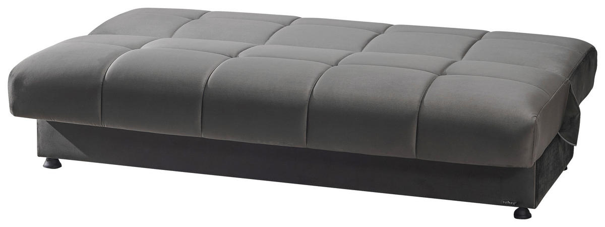 Schlafsofa Alonso grau B/H/T: ca. 199x90x86 cm Alonso - grau (199,00/90,00/86,00cm)