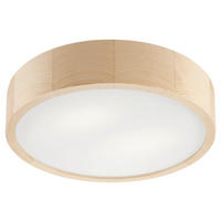 Lamkur Deckenleuchte EVELINE 38032 kiefer Holz Glas H/L: ca. 8x37 cm E27 2 Brennstellen Eveline - kiefer (37,00cm) - Lamkur