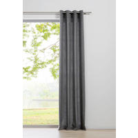 Ösenvorhang 2er Pack Chalet grau B/L: ca. 135x300 cm Chalet - grau (135,00/300,00cm)
