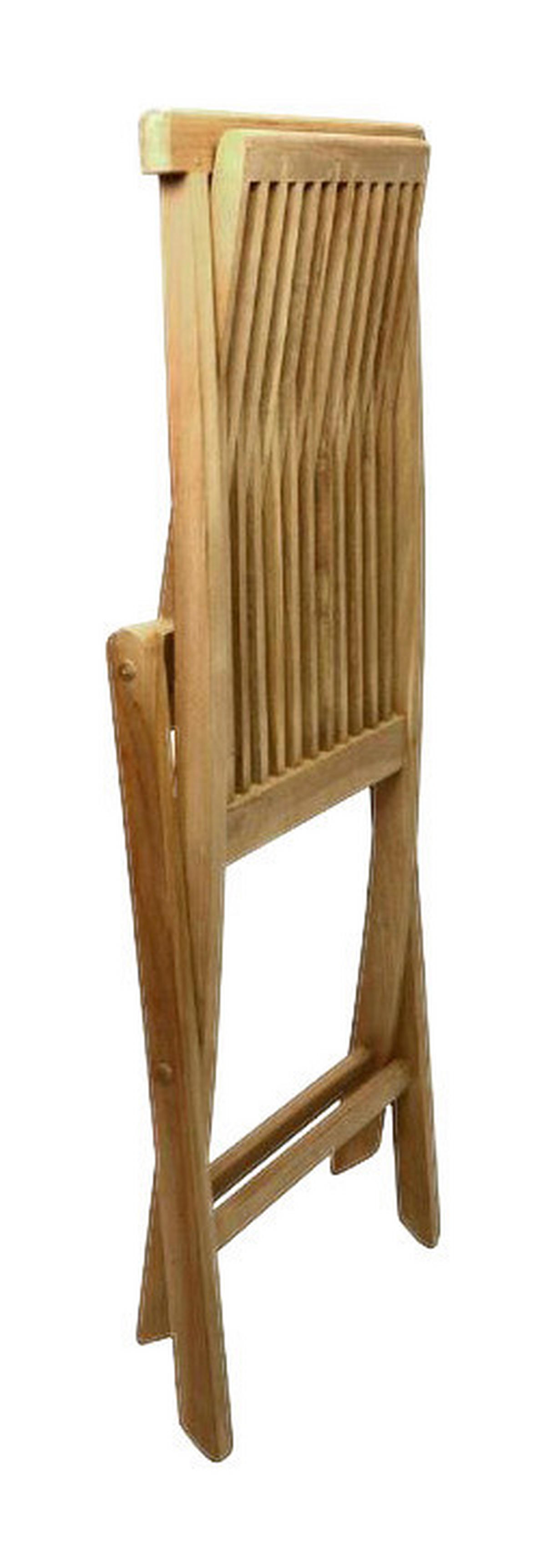 VCM Balkonset braun Teakholz B/H/T: ca. 46x89x62 cm Balkonset_3tlg. - braun (46,00/89,00/62,00cm) - VCM