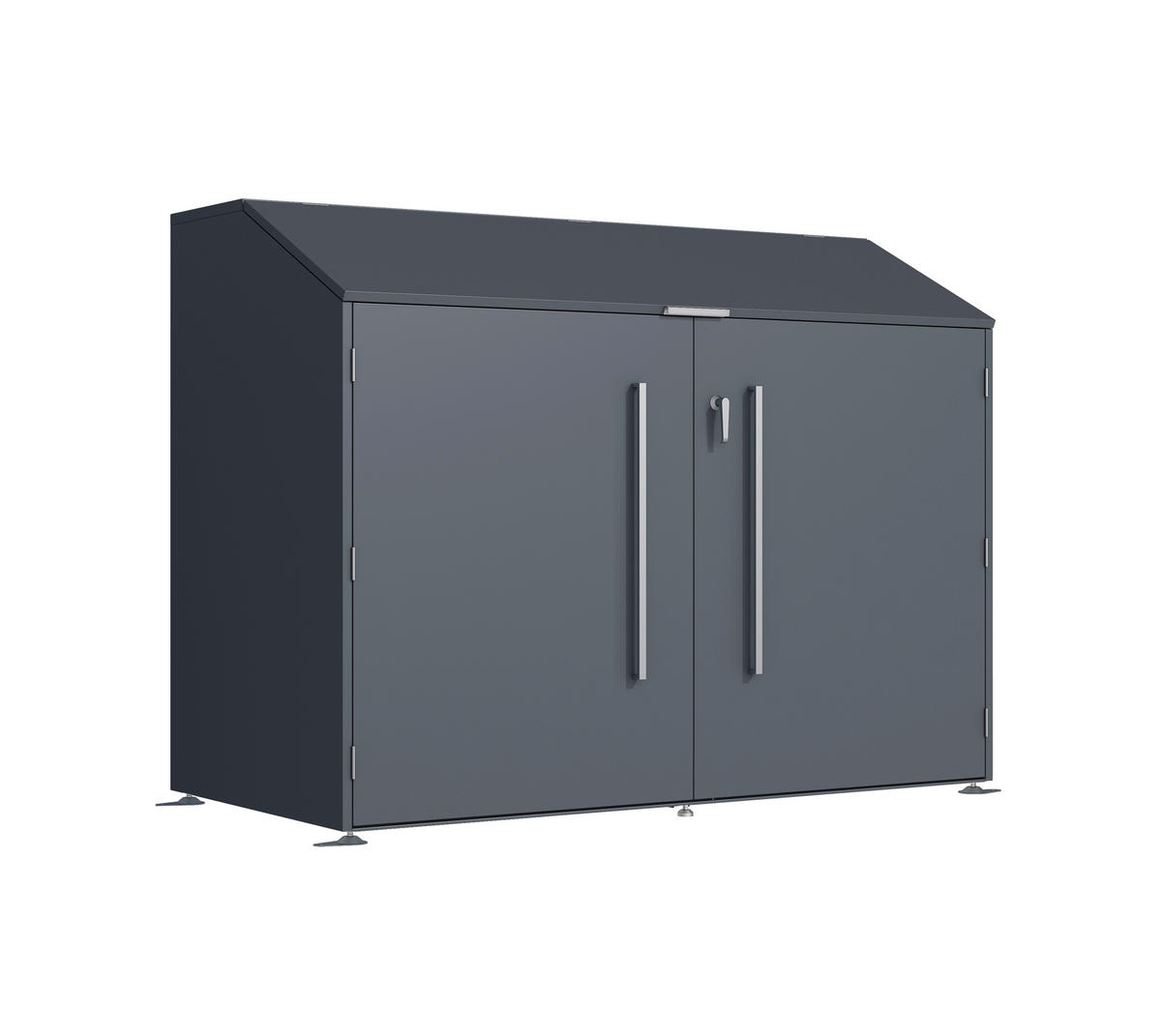 Westmann Fahrradgarage Linea anthrazit B/H/L: ca. 200x154x100 cm Linea - anthrazit (100,00/200,00/154,00cm) - Westmann