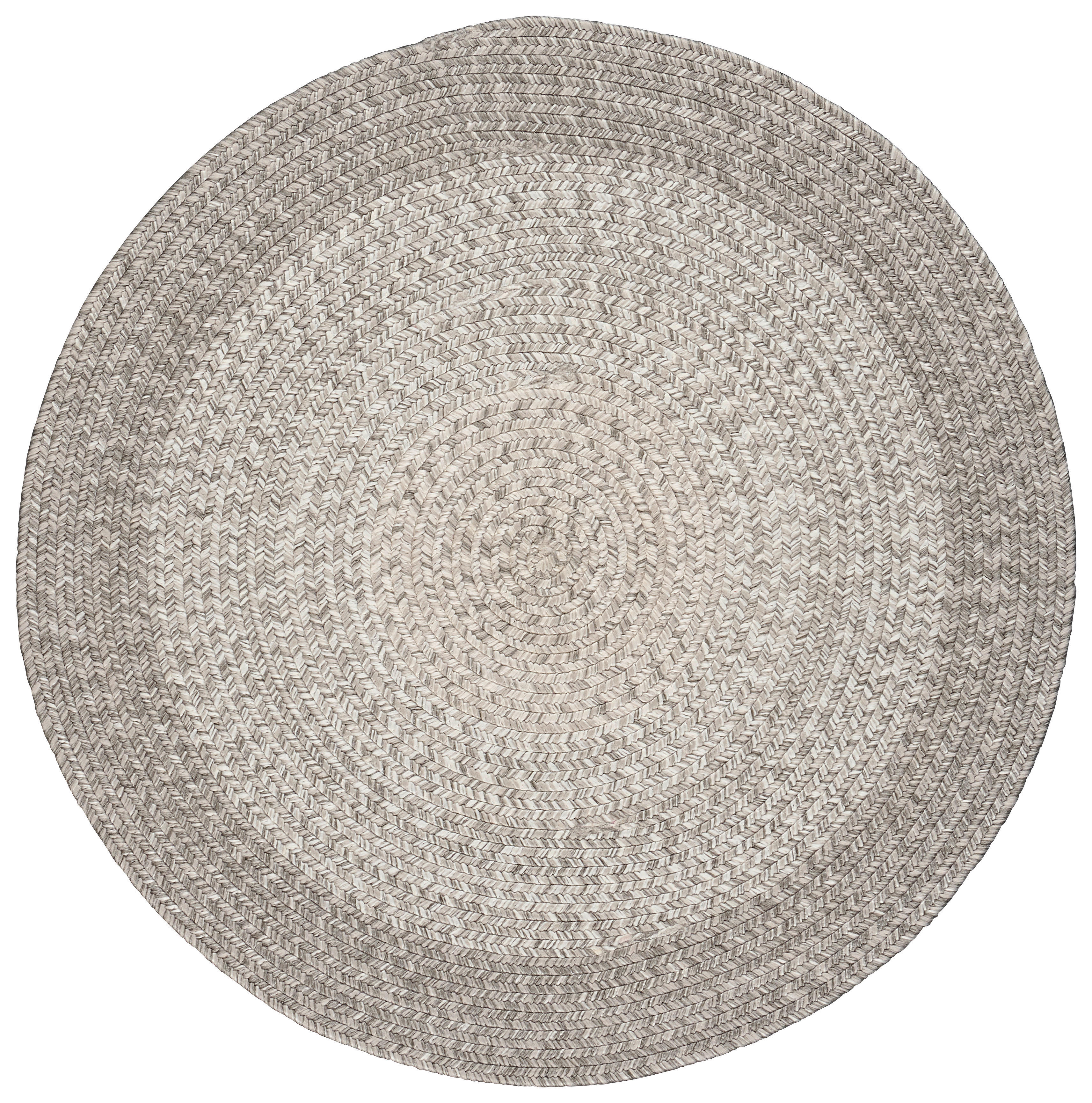 Flechtteppich Pudong hellgrau D: ca. 120 cm Pudong - hellgrau (120,00cm)