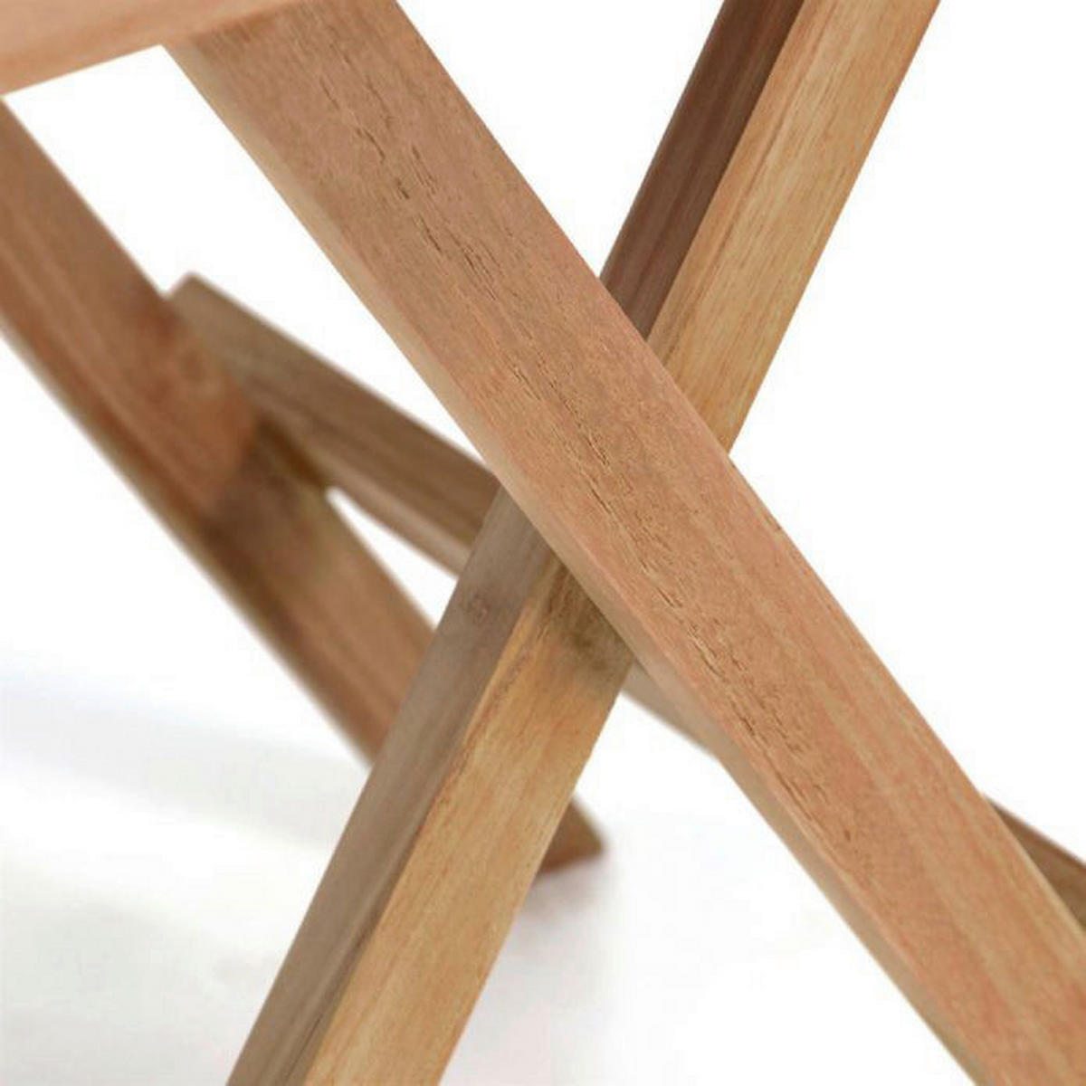 VCM Balkontisch braun Teakholz B/H/T: ca. 50x58x7 cm Balkontisch - braun (50,00/58,00/7,00cm) - VCM