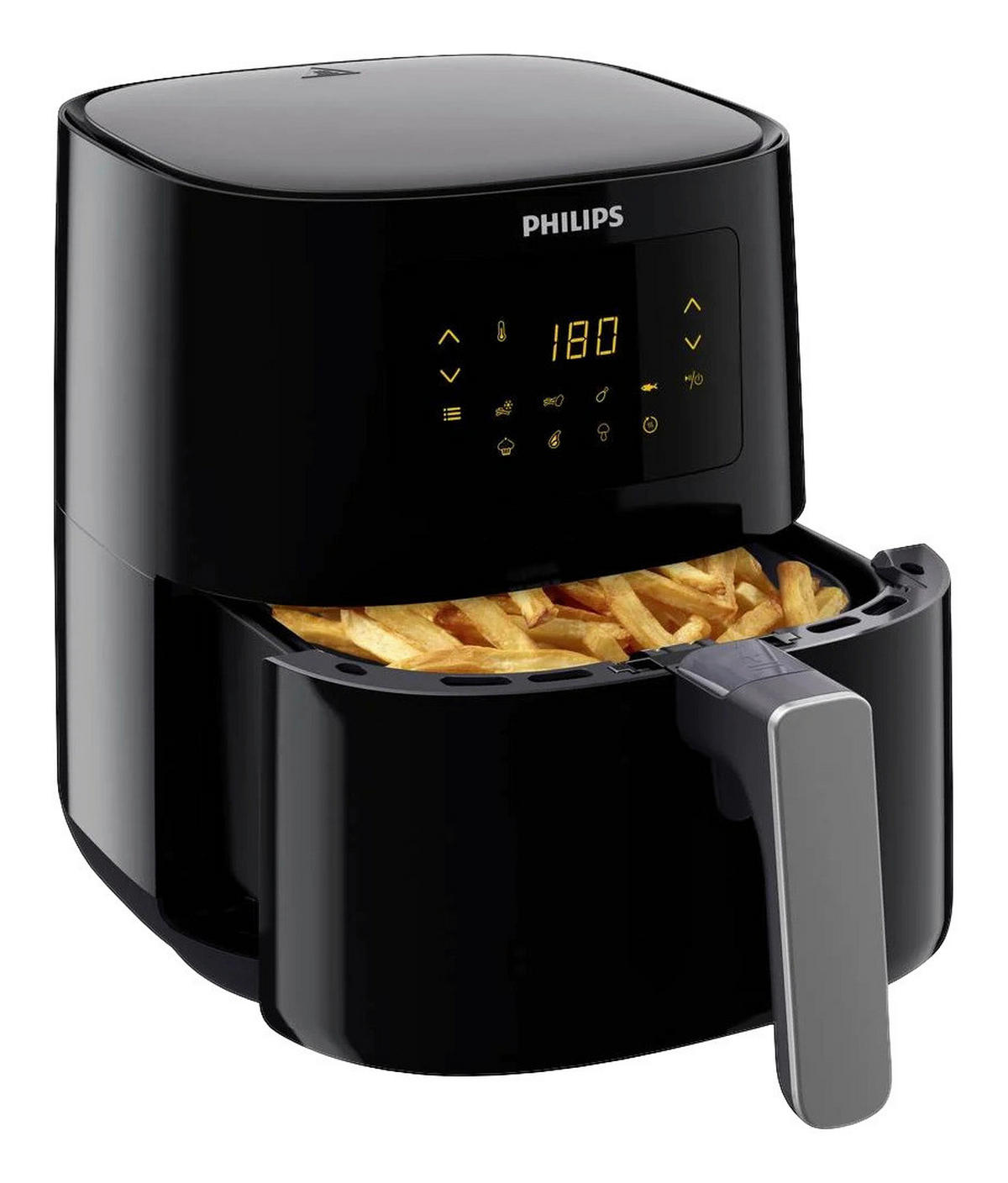 Philips Heißluftfritteuse HD9252/70 schwarz Kunststoff B/H/T: ca. 36x29,5x26,4 cm ca. 4,1 l HD9252/70 - schwarz (36,00/29,50/26,40cm) - Philips
