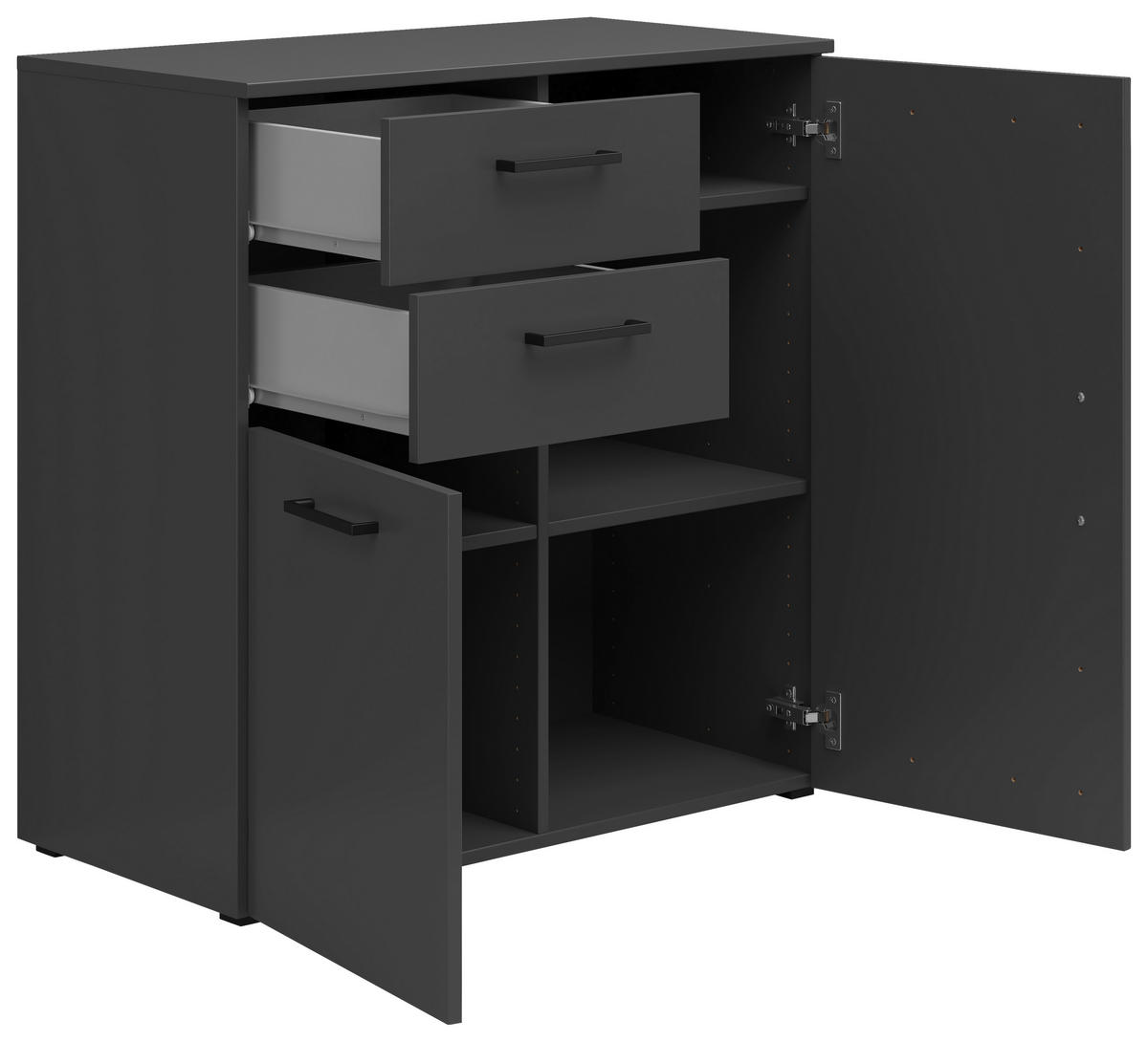 Kommode Multi-Stauraum Typ 26 anthrazit B/H/T: ca. 80x83x40 cm Multi-Stauraum Typ 26 - anthrazit (80,00/83,00/40,00cm)
