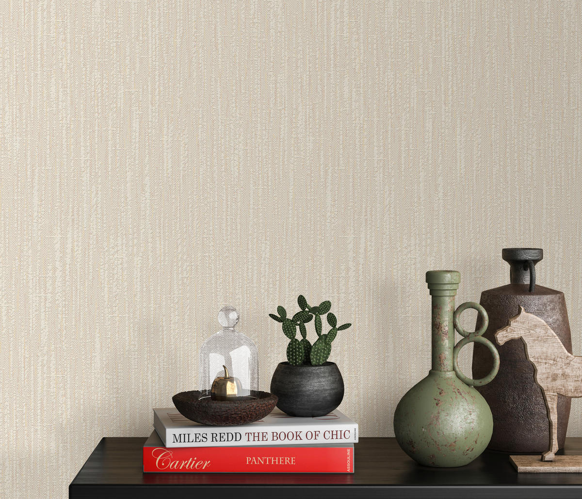 Vliestapete Textiloptik beige B/L: ca. 53x1005 cm Vliestapete_5436-02 - beige (53,00/1005,00cm)