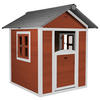 AXI Spielhaus Lodge rot B/H/L: ca. 111x133x135 cm Lodge - weiß/rot (135,00/111,00/133,00cm) - AXI