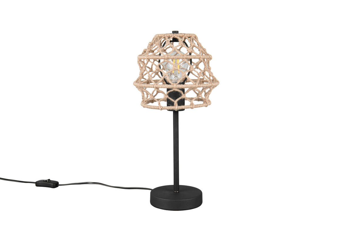 Reality Leuchten Tischleuchte schwarz Metall H: ca. 42 cm E27 1 Brennstellen Hive - schwarz (42,00cm) - Reality Leuchten