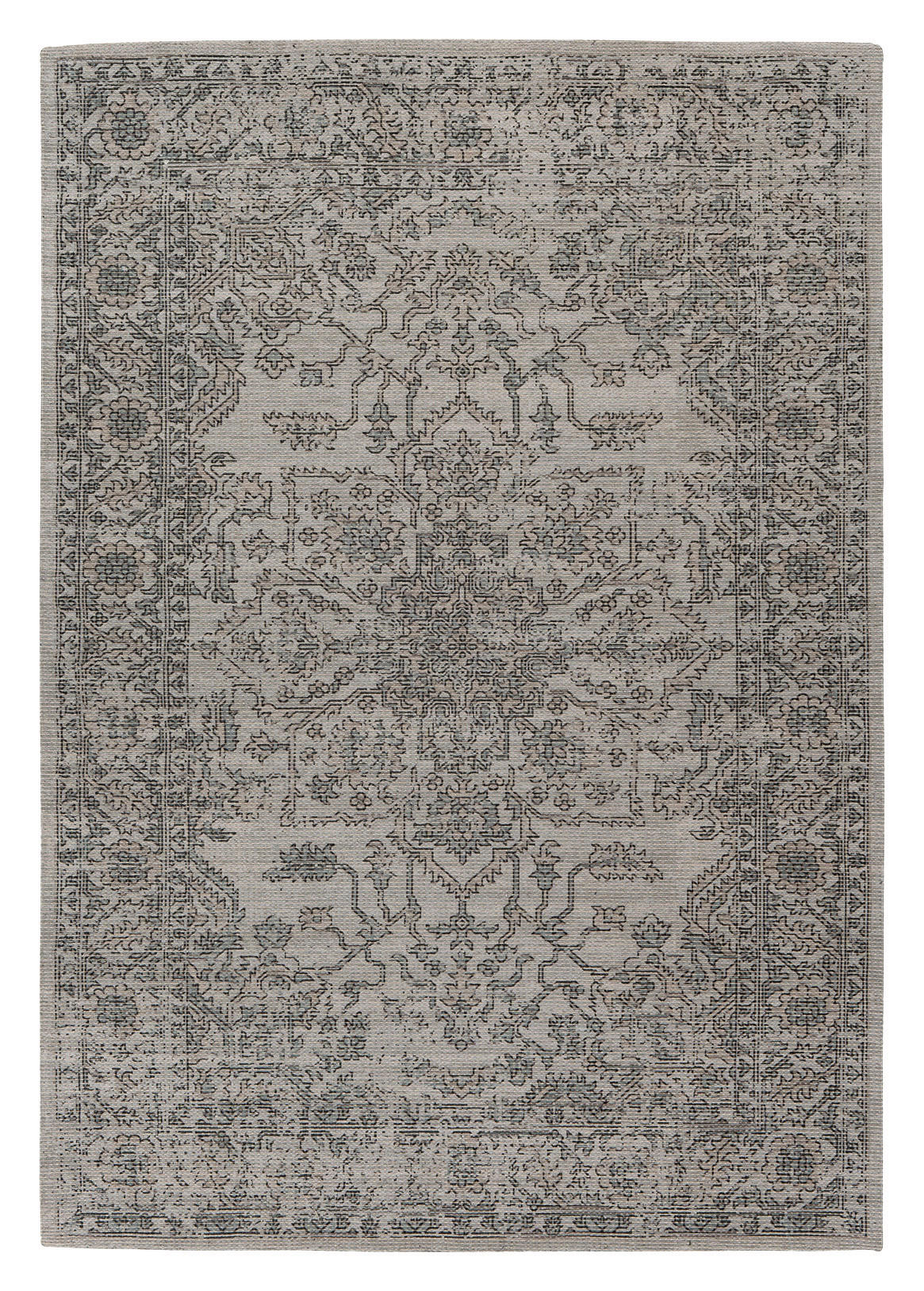 Kayoom Flachflorteppich Perry 325 grün B/L: ca. 160x230 cm Perry 325 - grün/taupe (160,00/230,00cm) - Kayoom
