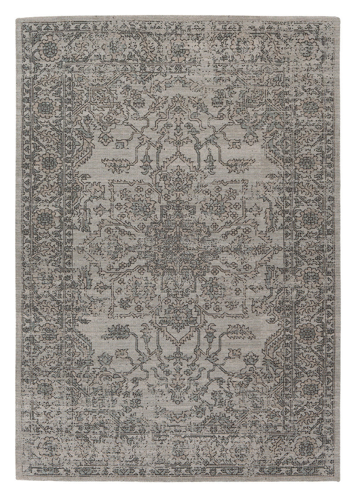 Kayoom Flachflorteppich Perry 325 grün B/L: ca. 160x230 cm Perry 325 - grün/taupe (160,00/230,00cm) - Kayoom
