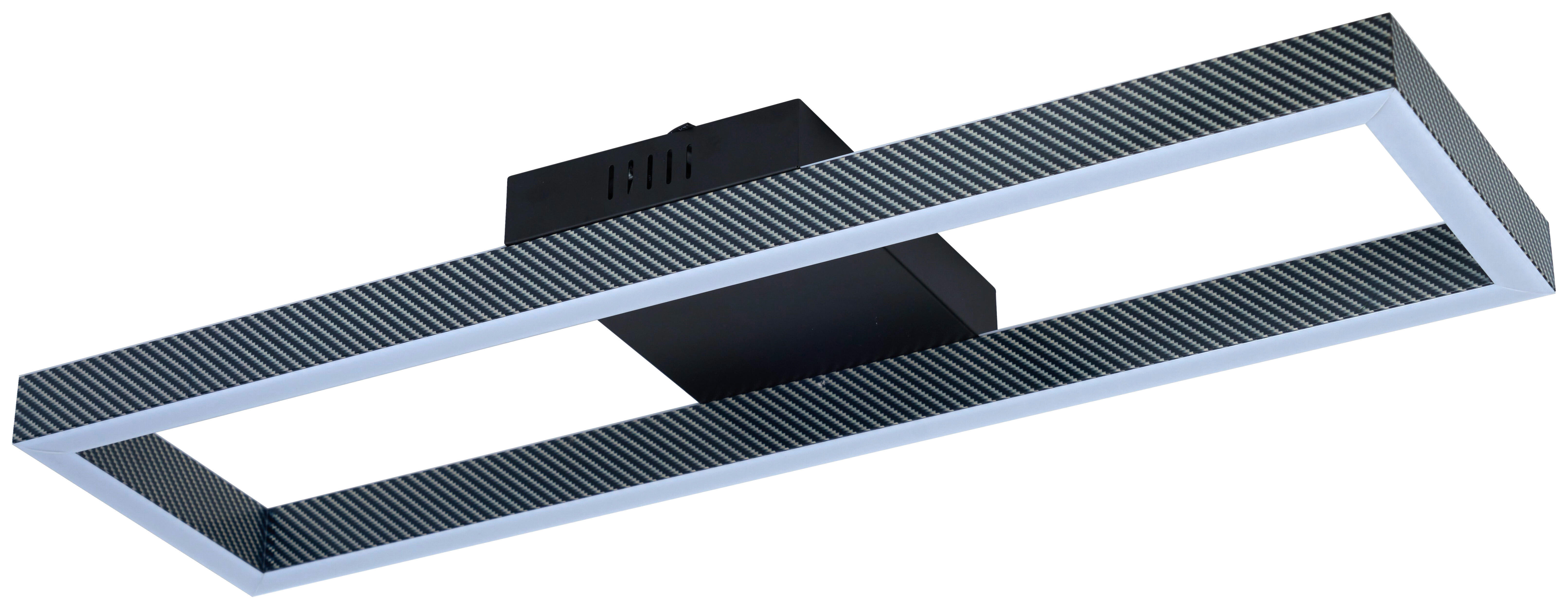 Deckenleuchte schwarz Metall B/H/L: ca. 20x7,5x70 cm LED-Deckenleuchte_Thore - schwarz (70,00/20,00/7,50cm)