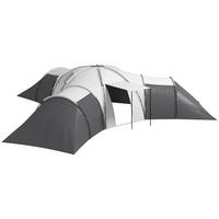 Outsunny Campingzelt B/H/L: ca. 615x225x615 cm Campingzelt - grau (615,00/615,00/225,00cm) - Outsunny