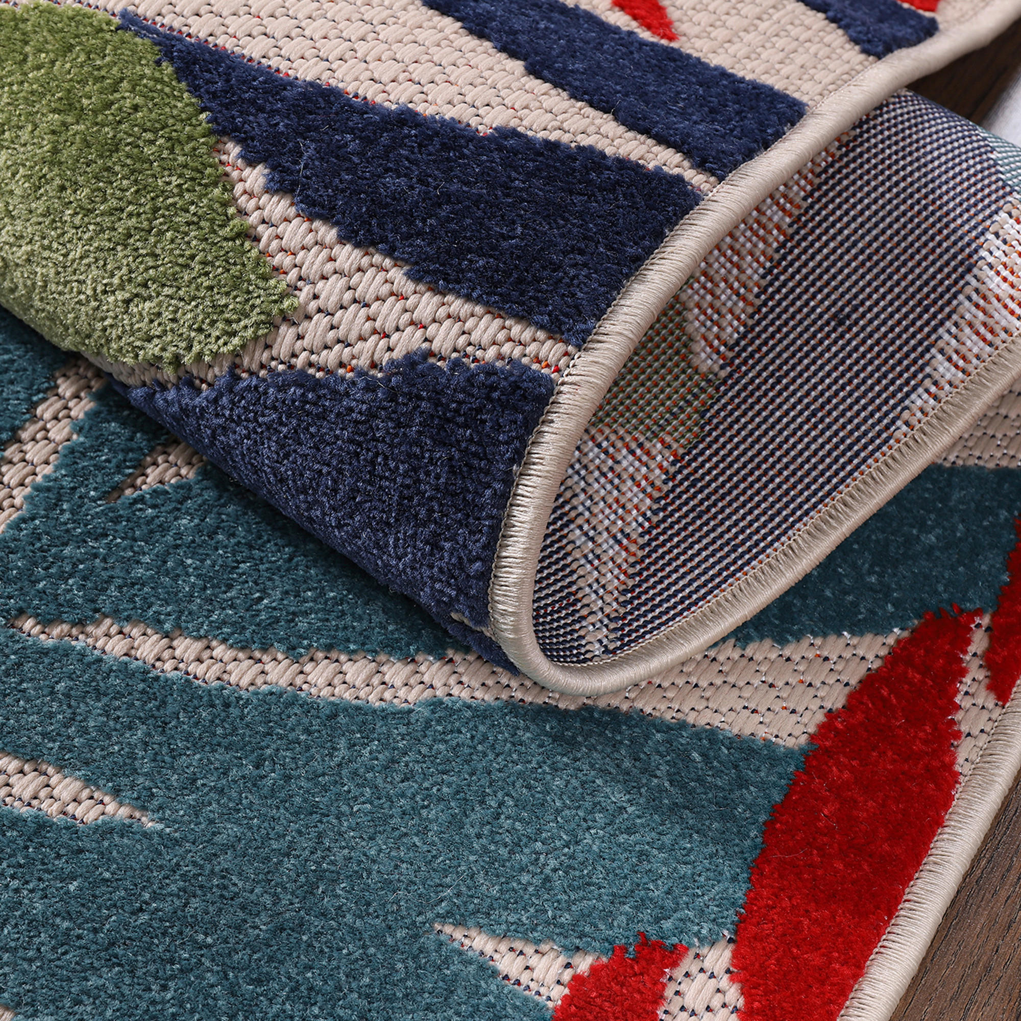 Thumbnail - Sanat Outdoorteppich FLORAL bunt B/L: ca. 240x330 cm