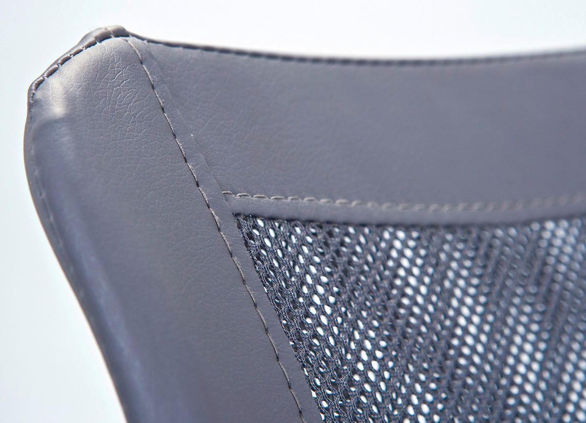 Drehstuhl Bonnie grau Kunststoff Metall Bonnie - grau (43,00/89,00/53,00cm) - Inter Link