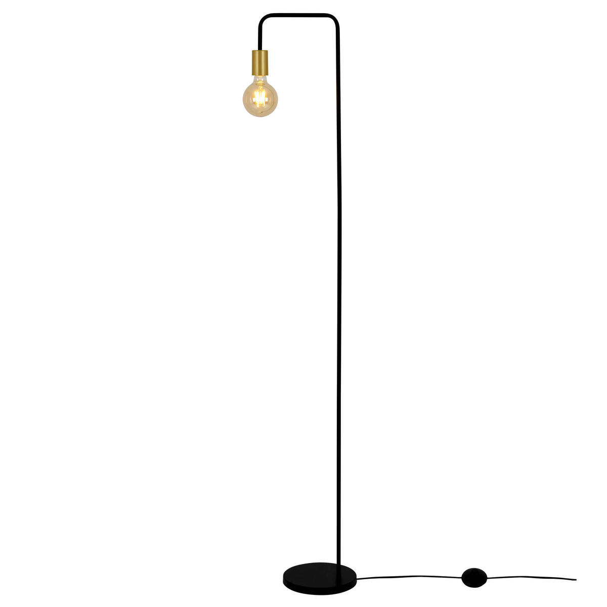 Näve Leuchten Stehleuchte 2097222 schwarz Kunststoff Metall B/H/T: ca. 20,5x150x20,5 cm 1 Brennstellen Modo - schwarz (20,50/150,00/20,50cm) - Näve Leuchten