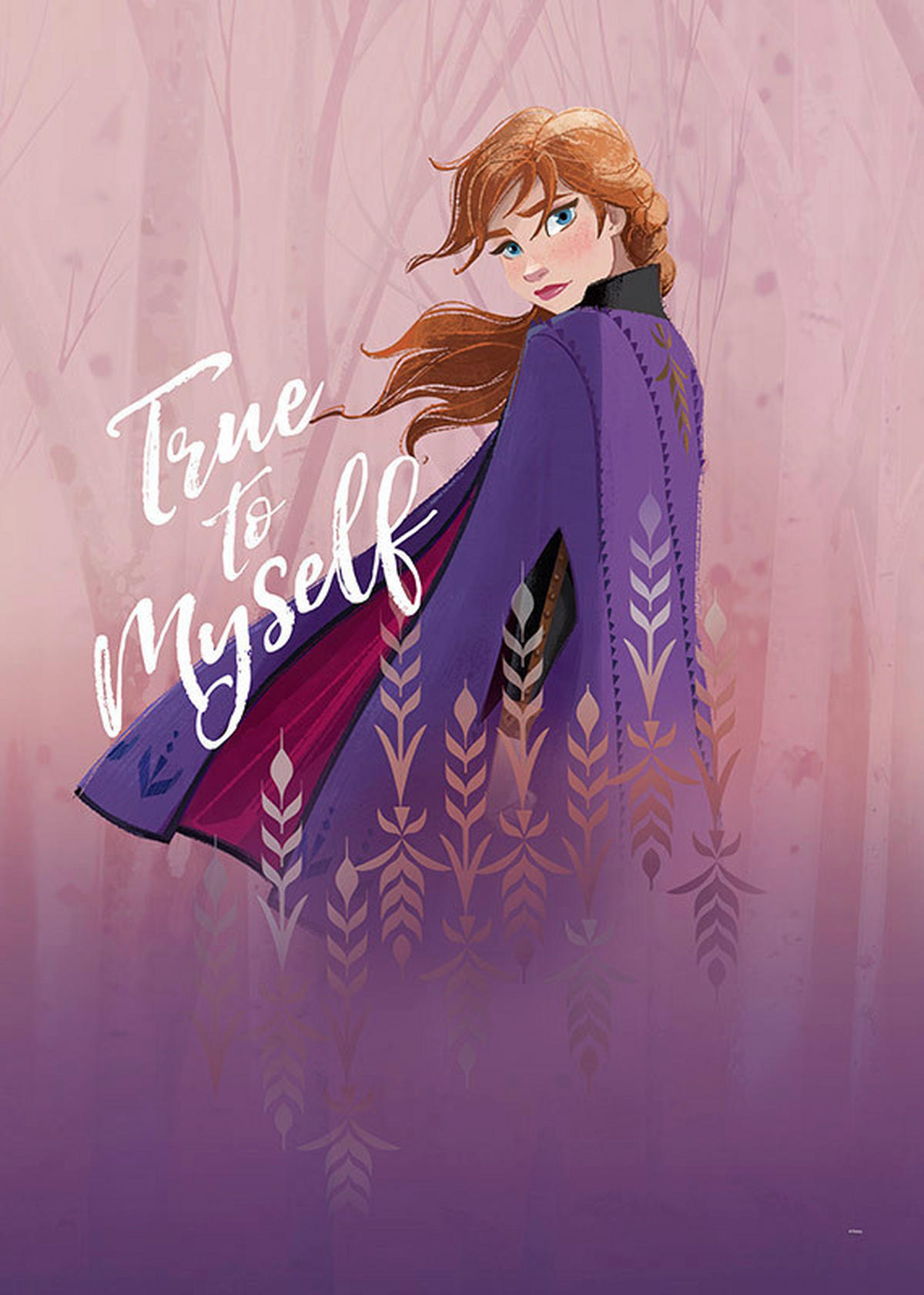 Komar Poster Frozen Anna True to Myself Disney B/L: ca. 50x70 cm Frozen Anna True to Myself - (50,00/70,00cm) - Komar