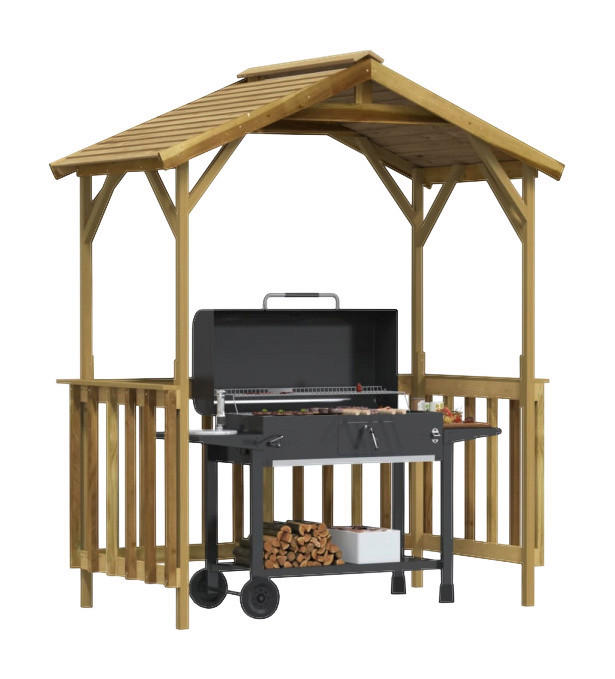 VidaXL Schuppen Schuppen - grün (163,50/3,60cm) - VidaXL