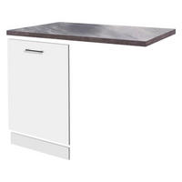 Flex-Well Geschirrspüler- Frontset Lucca weiß matt B/H/T: ca. 110x85x60 cm Lucca - Eiche/weiß (110,00/85,00/60,00cm) - Flex-Well